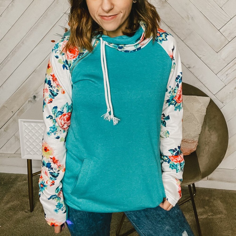 Floral Hoodie